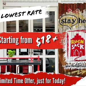 Rucksack Temple Street Hostel Singapur